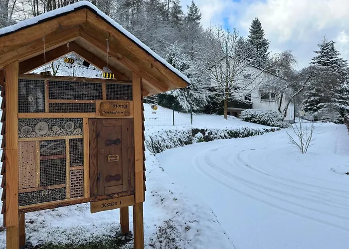 Ferienwohnung Am Wald Mit Garten & Hot-Tub & Alpakas
